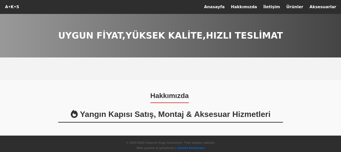 Alperen Kapı Sistemleri